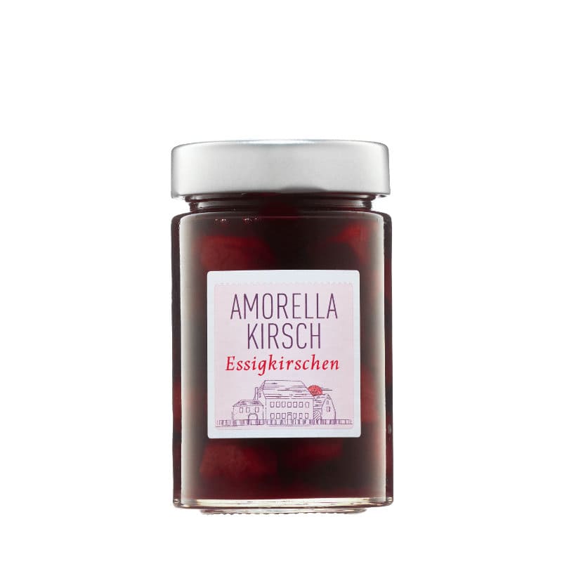 Amorella Kirsch Essigkirschen  im Glas