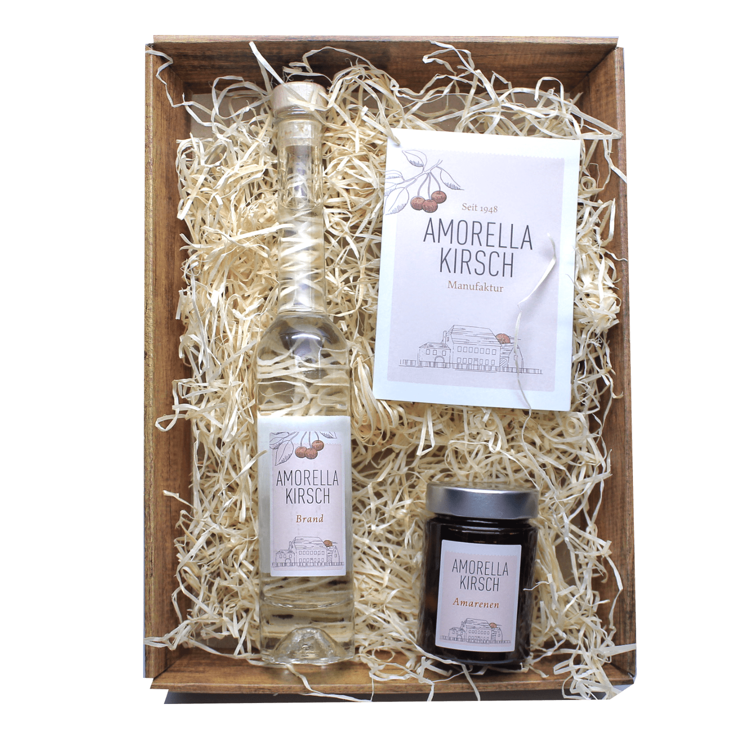 Kirschbrand trifft Amarenen Geschenkset