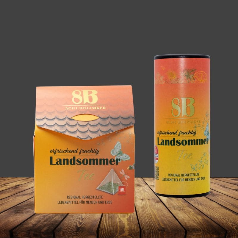 "Landsommer" Kräutertee in Pyramidenbeutel 40g Acht Botaniker