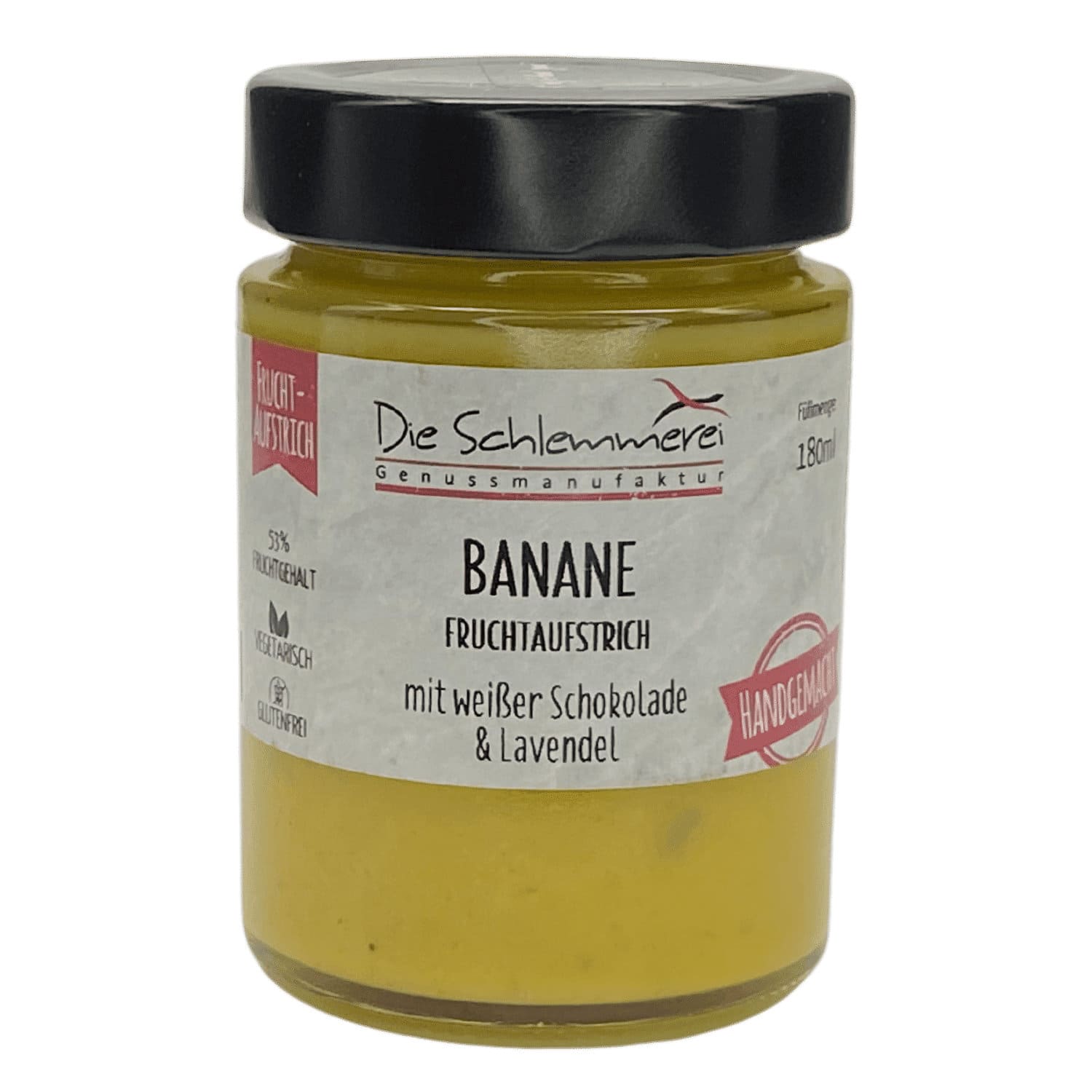 Banane mit weißer Schokolade & Lavendel  Fruchtaufstrich