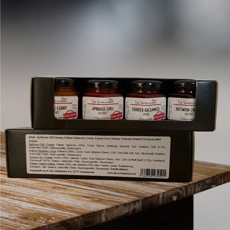 Best of Chutneys Genussbox 4x40ml | Die Schlemmerei