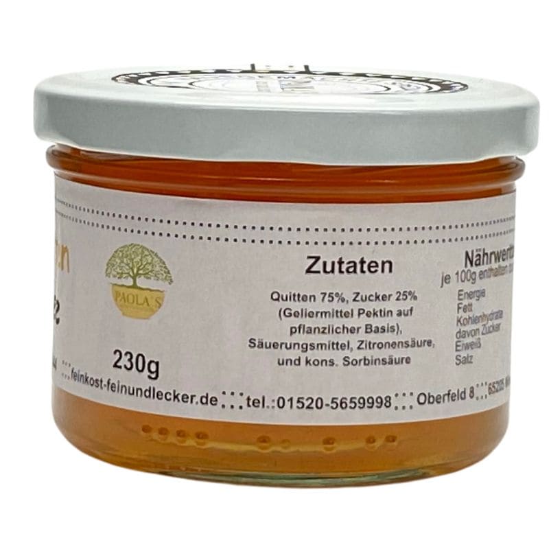 Quittengelee Paola´s Fein & Lecker 230g