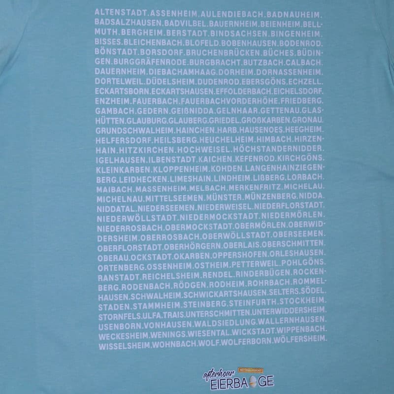 T-shirt Wetterau seit 1972  -mint-