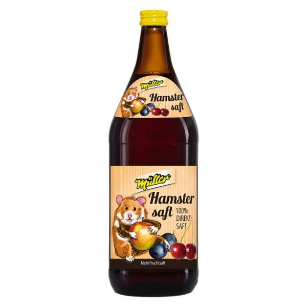 Hamstersaft 1 Liter Glasflasche
