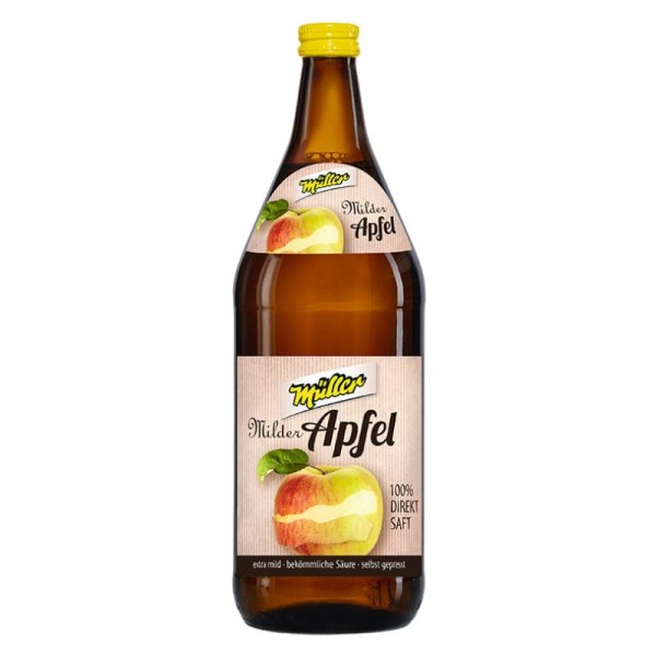 Müller Milder Apfelsaft 6x1L. AUSGETRUNKEN