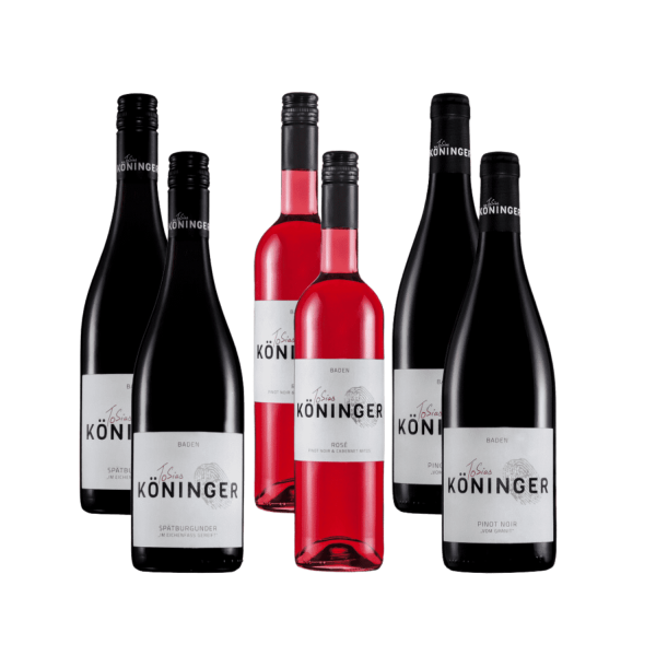 Wein Probierkiste rot trocken von Tobias Köninger