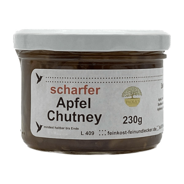 scharfer Apfel Chutney von Paolas Feinkost