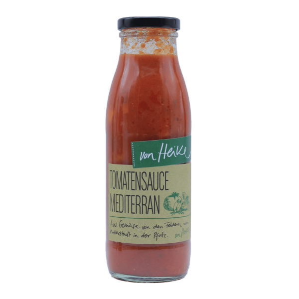 Tomatensauce mediterran in der Glasflasche von von Heike
