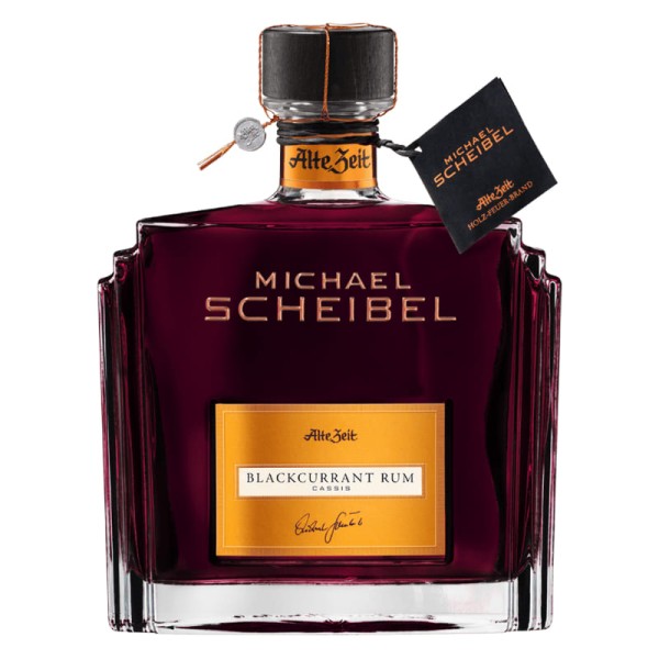 Alte Zeit Blackcurrant Rum aus der Schatzkammer der Brennerei Scheibel bei WasRegionales