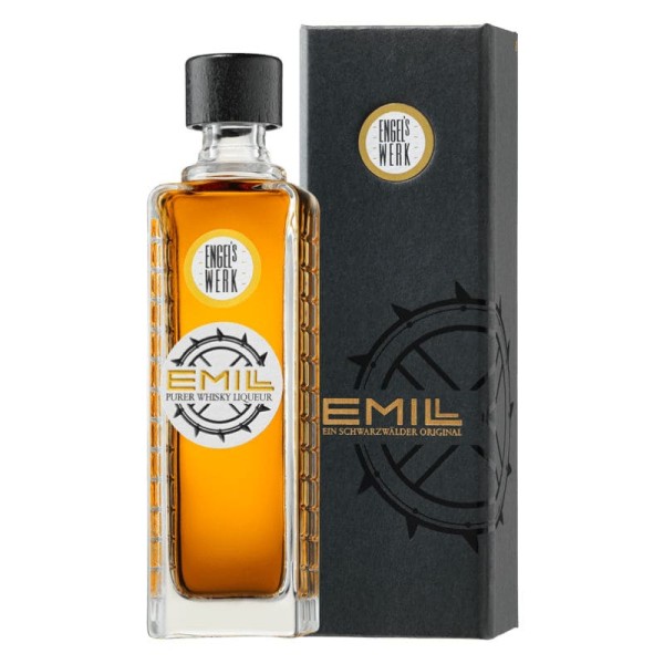 EMILL Engelswerk Kleinflasche von der Brennerei Scheibel mit Geschenkkarton bei WasRegionales