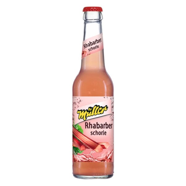 Rhabarber Schorle der Kelterei Müller