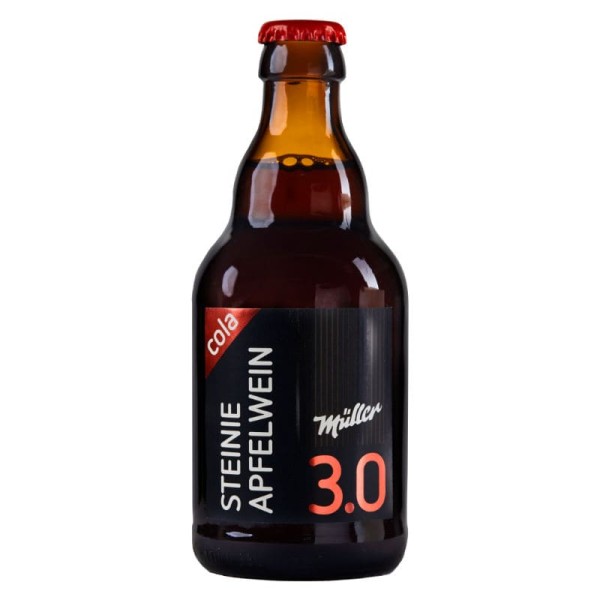 Müller Apfelwein mit Cola in Steinie-Glasflasche