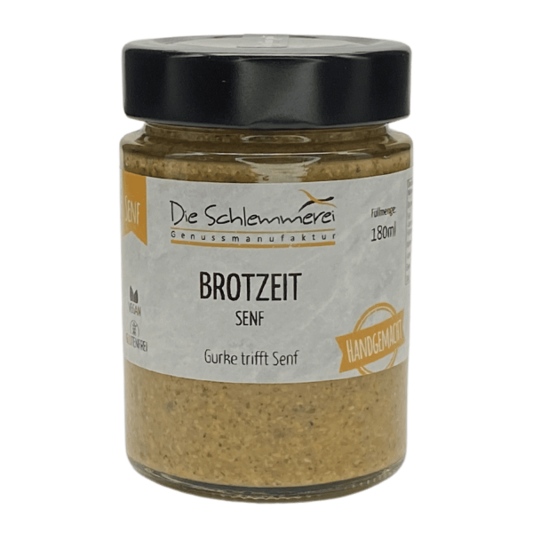 Die Schlemmerei Brotzeit Senf bei WasRegionales